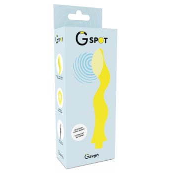 G-SPOT Gavyn – prémium G-pont vibrátor, sárga