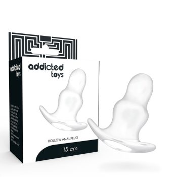   ADDICTED TOYS – nagy méretű átlátszó anál tágító 15 cm