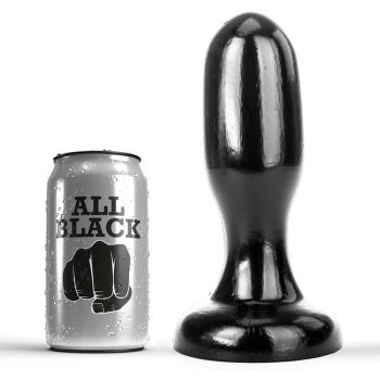 ALL BLACK - 19,5 cm anális dugó