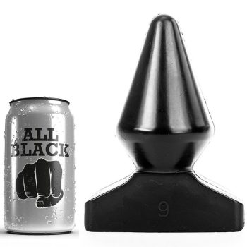ALL BLACK - prémium anál dugó 18,5 cm