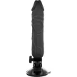 BASECOCK - REALISZTIKUS VIBRÁTOR TÁVIRÁNYÍTÓ FEKETE 20 CM - 3
