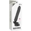 BASECOCK - REALISZTIKUS VIBRÁTOR TÁVIRÁNYÍTÓ FEKETE 20 CM - 5