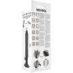 BASECOCK - REALISZTIKUS VIBRÁTOR TÁVIRÁNYÍTÓ FEKETE 20 CM - 6