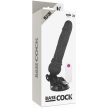 BASECOCK - REALISZTIKUS VIBRÁTOR TÁVIRÁNYÍTÓ FEKETE 19,5 CM - 5
