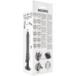 BASECOCK - REALISZTIKUS VIBRÁTOR TÁVIRÁNYÍTÓ FEKETE 19,5 CM - 6