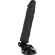 BASECOCK - REALISZTIKUS VIBRÁTOR TÁVIRÁNYÍTÓVAL FEKETE 21 CM - 4