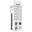 BASECOCK - REALISZTIKUS VIBRÁTOR TÁVIRÁNYÍTÓVAL FEKETE 21 CM - 5