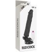 BASECOCK - REALISZTIKUS VIBRÁTOR TÁVIRÁNYÍTÓVAL FEKETE 21 CM - 6