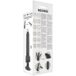 BASECOCK - REALISZTIKUS VIBRÁTOR TÁVIRÁNYÍTÓ FEKETE 18,5 CM - 6