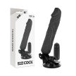 BASECOCK - REALISZTIKUS VIBRÁTOR TÁVIRÁNYÍTÓ FEKETE 20 CM - 2