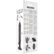 BASECOCK - REALISZTIKUS VIBRÁTOR TÁVIRÁNYÍTÓ FEKETE 20 CM - 6