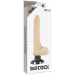 BASECOCK - REALISZTIKUS VIBRÁTOR 2-1 REALISZTIKUS 18,5 CM - 4