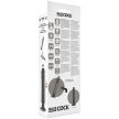 BASECOCK - REALISZTIKUS VIBRÁTOR 2-1 FEKETE 20 CM - 5