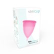 STERCUP MENSTRUÁCIÓS KEHELY MÉRET L RÓZSASZÍN SZÍN FDA SZILIKON - 5
