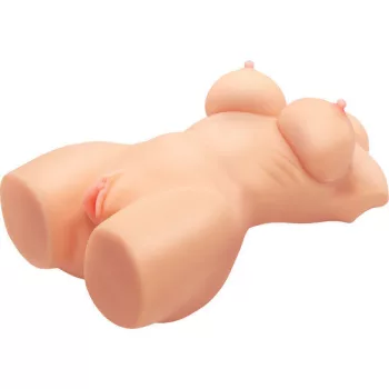   Act Masturbator Realist 42 cm Vaginal și Anal Silențios Rezistent la apă