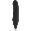 Dolce Vita Vibrator Silicone 7 Vibration Modes Waterproof Black 15cm