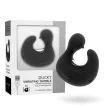 Black&Silver Vibrator degetar siliconic reîncărcabil 8 moduri negru argintiu