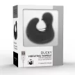 Black&Silver Vibrator degetar siliconic reîncărcabil 8 moduri negru argintiu