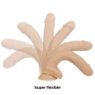 Cockmiller Dildo realist Silicone dual densitate 18 cm carne