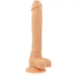 Cockmiller Dildo articulabil din silicon dublă densitate 24 cm cu ventuză