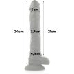 COCK MILLER SZILIKON SŰRŰSÉGŰ COCKSIL CSUKLÓS FEKETE 24 CM - 3