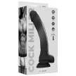 Cockmiller Dildo articulabil din silicon dublă densitate 24 cm negru