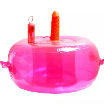   Seven Creations Scaun gonflabil cu vibrator Reglaj intensitate Roz 46 cm