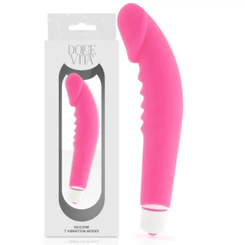 DOLCE VITA – élethű élvezet pink szilikon vibrátor