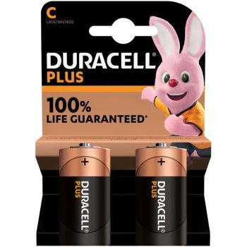 Duracell - Plus Power alkáli LR14 2 db elem