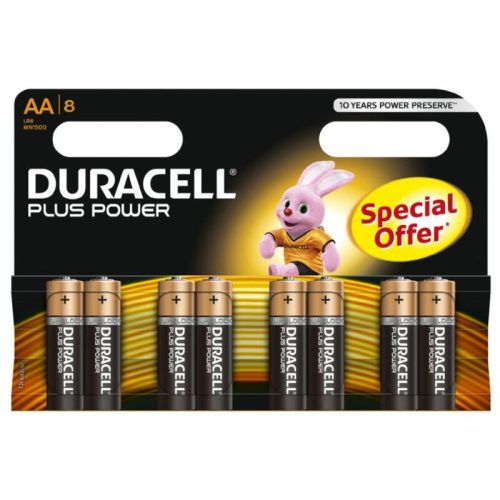 DURACELL - PLUS POWER AKKUMULÁTOR AA LR6 8EGYSÉG