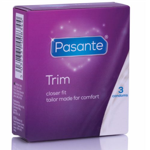 Pasante Thin Trim – prémium vékony óvszer, 3 darabos