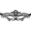 COQUETTE CHIC DESIRE - FINOM FEKETE CSIPKE MASZK - 3