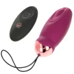 Rithual Ou vibrator cu telecomandă 10 moduri vibrație G-spot silicon USB reîncărcabil negru