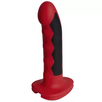   ElectraStim Silicone Fusion Komodo Electro Dildo 6.4 inch Red