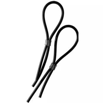   ElectraStim Adjustable Rubber Cock and Scrotal Loops Conductive Rings