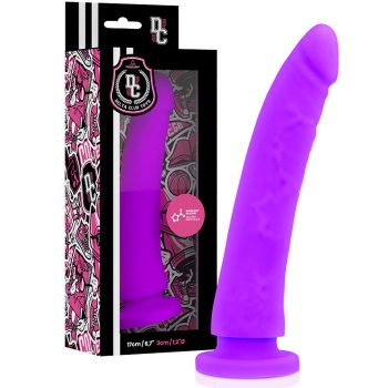   DELTA CLUB – prémium lila dildo orvosi szilikonból, 17 cm