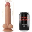 CYBER SILICOCK - STRAP-ON JUDE FOLYÉKONY SZILIKON 3 GYŰRŰVEL INGYENES - 6