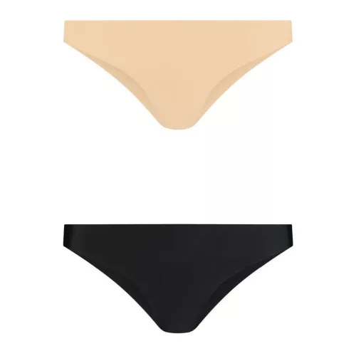 Bye Bra Brazilian Panties 2-Pack Seamless Lightweight Size L