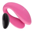 Moressa Vibrator dublu cu telecomandă 10 moduri încărcare USB silicon 85 mm