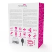 Moressa Vibrator dublu cu telecomandă 10 moduri încărcare USB silicon 85 mm