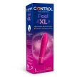 Control Vibrator vaginal 5 viteze 16 cm roz waterproof silicone