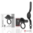 Black&Silver Burton Remote Control Vibrating Cock Ring Silicone Waterproof USB Rechargeable