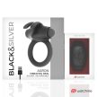 BLACK&SILVER- AGRON TÁVIRÁNYÍTÓS péniszgyűrű WATCHME - 7