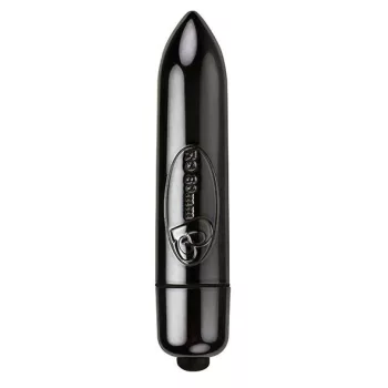   Rocks-Off Vibrating Bullet 7 Modes 80mm Midnight Metal Waterproof