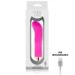 Dolce Vita Rechargeable Vibrator 7 Speeds 13.2cm Pink Silky Silicone