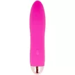 Dolce Vita Vibrator Rechargeable 7 Speeds 13cm Pink Silicone