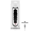 Dolce Vita Vibrator Rechargeable 7 Speeds 13cm Black Silicone