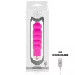 Dolce Vita Rechargeable Vibrator 7 Speeds 13cm Pink Silicone