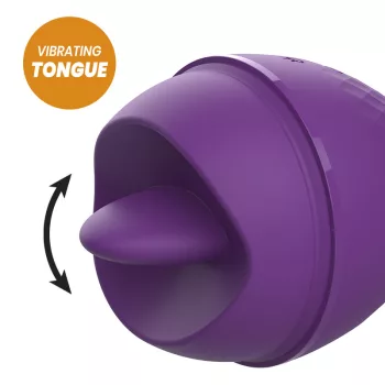   Rewolution Rewolingo Clitoral Vibrator Tongue Stimulator 10 Modes Waterproof