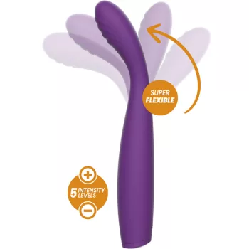   Rewolution Rewostim Flexible Vibrator 10 Modes Waterproof Rechargeable Silicone